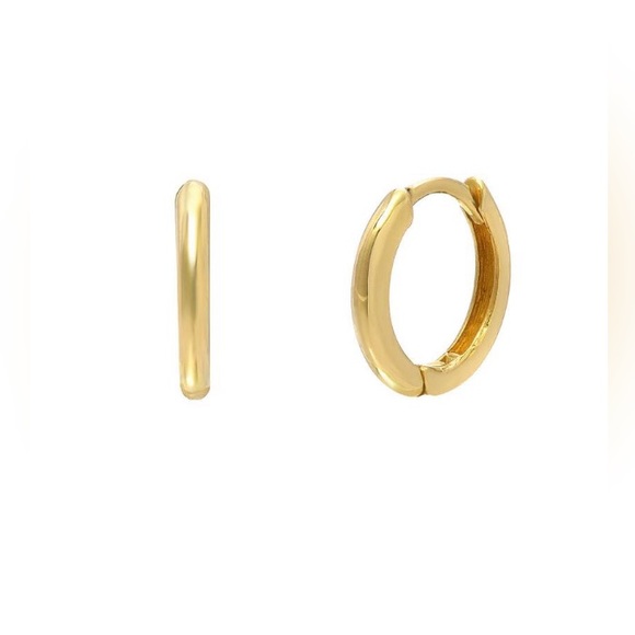 zoe lev Jewelry - ZOE LEV 14k YELLOW gold huggie earrings hoops